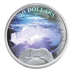 The Mint also struck this $30 hologram coin in 2007.