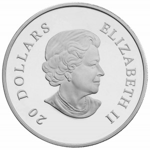 The coin's obverse features an effigy of Queen Elizabeth II.