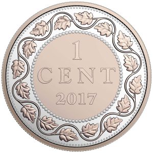 This two-ounce coin – one of five coins in the ‘Legacy of the Penny’ series – features the reverse design of the 1908 one-cent piece.