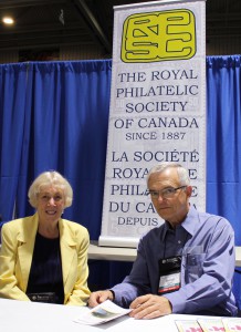 RPSC National Office Executive Assistant Margaret Schulzke (left) and RPSC President George Pepall 
